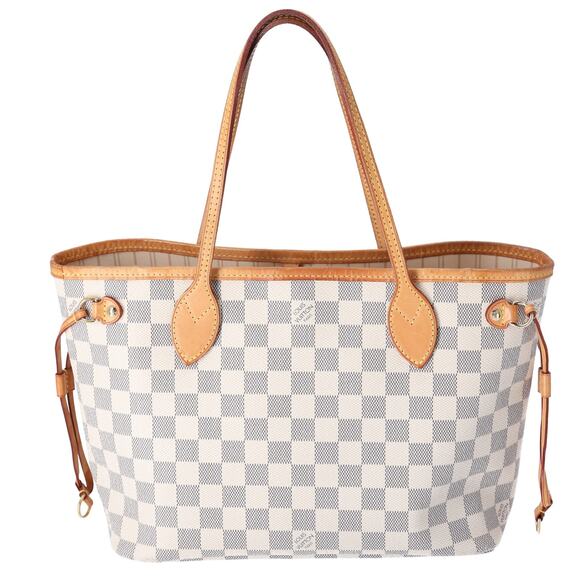 Louis Vuitton Neverfull PM Tote Bag N51110 Azur Damier Canvas - Picture 3 of 9